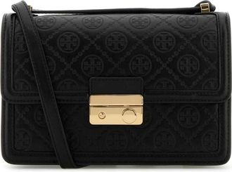Tory Burch Black T Monogram Shoulder Bag