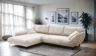 Exxpo Sofa Fashion Ecksofa »Biarritz modern und elegantes Mega Sofa mit tollem Sitzkomfort, L-Form« XXL- Longchair Ecke in hochwertiger Verarbeitung, Stellmasse 324x203 