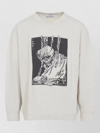 Our Legacy graphic crew neck long sleeve sweatshirt
