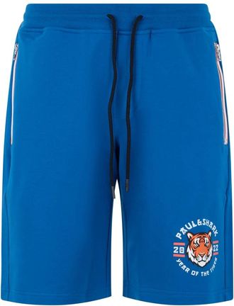 Paul & Shark Korte Broeken, Heren, Blauw, M, Katoen, Katoenen Shorts