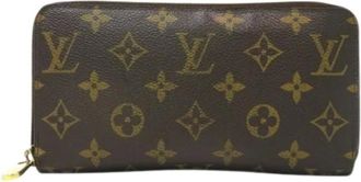 Louis Vuitton Pre-owned Wallets, female, Brown, Size: ONE SIZE Pre-owned Canvas Wallet