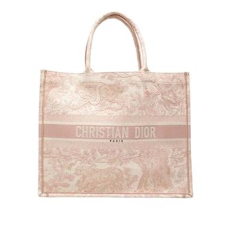 Dior Pre-owned Large Toile De Jouy Book Tote - - Pre-owned - Donna - Rosa - ONE SIZE