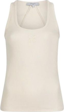 Dante6 Dames, Tops, Wit, Maat: M Katoen