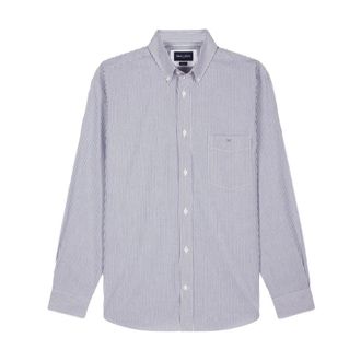 Eden Park Camisa Jacquard Rayada - Shirts - Hombre - Azul - S