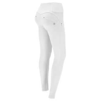 Freddy Pantaloni push up WR.UP vita media tessuto navetta tinto in capo
