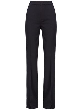 Pinko high-waisted flared trousers - Black