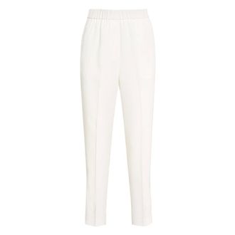 PESERICO Cropped Trousers with Back Pockets