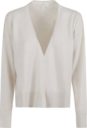 Antonelli Cardigan in lana con bottoni - Bianco