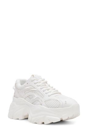 Steve Madden Ripper Platform Sneaker in White at Nordstrom, Size 9.5
