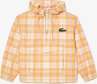 Lacoste Womens Pull On Jacket in Cream Cotton - Size 12 UK