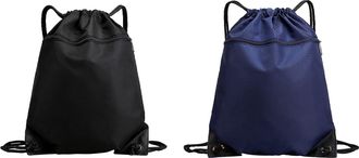 Generic Lunch Backpack for Women Mesh Drawstring Backpack Drawstring Bag Basketball Backpack Sports Gym Bag Men Basketball Mesh Bag Black And Blue Soccer Bag 