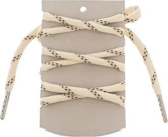 Golden Goose crystal-embellished shoe laces - unisex - Polyester/Brass/glass - OS - Neutrals