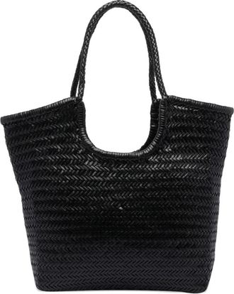 Dragon Diffusion Borsa Tote NS Diagonal Triple Jump intrecciata a mano - - Bags - Donna - Nero - ONE SIZE
