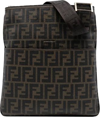 Fendi 2010-2025 Zucca Spalmati crossbodytas - Bruin