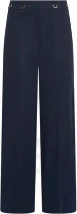 Marella Broeken > Wijde Broeken - Dames - Wijde Broeken - Blauw - XL - Broeken