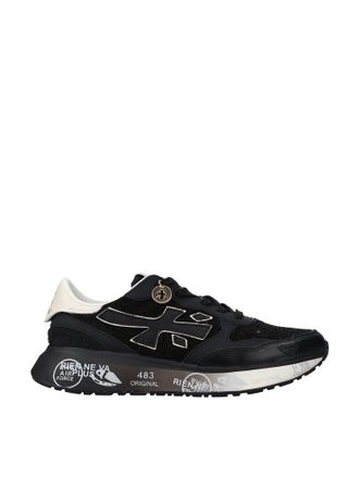 Premiata Black Suede Leather Sneakers