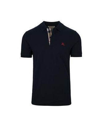 Mens burberry polo shirt sale on sale