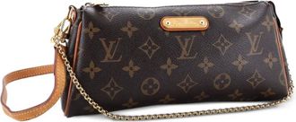 Louis Vuitton Eva Handbag Monogram Canvas clutch bag - Bruin