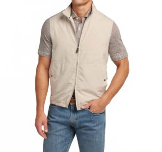 David Donahue Touring Vest In Creme