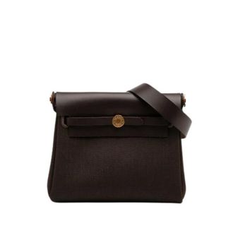 Herm&egrave;s Pre-owned Herbag - Dames - Pre-owned - Bruin - Maat: ONE Size Leer