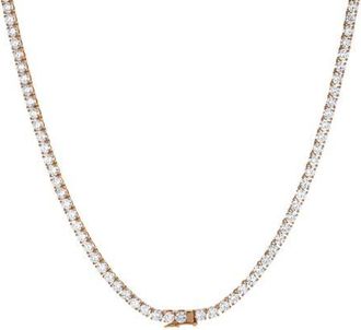 LuvMyJewelry LMJ 10K Rose Gold Diamond Tennis Chain - 19.35 Carats at Nordstrom