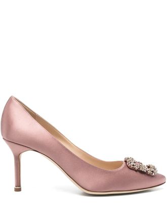 Manolo Blahnik Pumps Hangisi 70mm - Rosa