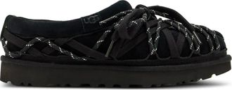 UGG M Tasman Lace - Heren - Pantoffels - Zwart - 43 EU - Schoenen