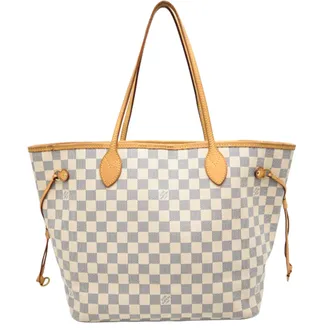 Louis Vuitton White Damier Azur Tote Bag (Pre-Owned)