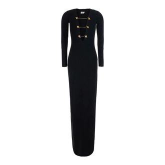 Elisabetta Franchi Dames, Jurken, Zwart, Maat: M