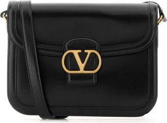 Valentino Garavani 9To 5 Schoudertas - Dames - Schoudertassen - Zwart - ONE Size - Leer - Tassen