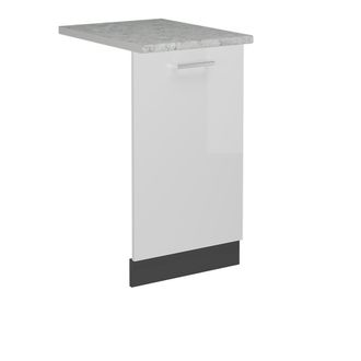 Vicco Tapa Del Lavavajillas R-line, Blanco Alto Brillo, 45 Cm, Et M&aacute;rmol