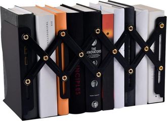 OEM Etagere Metallique Reglable - 60 X 38 Cm - Profondeur Ajustable 10 A 50 Cm - Pour Bureau Maison Ecole Bibliotheque - Noir