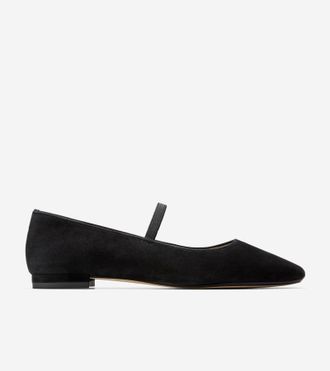 Cole Haan Womens Bridget Mary Jane Ballet Flats - Black Size 10.5