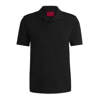 HUGO BOSS Hugo Heren Dimerspolo Poloshirt (Zwart)