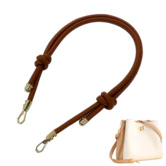 Generic Handbag Shoulder Strap, Adjustable PU Leather, Soft Replacement Accessory with Buckles, Fashionable Attachment for Shopping Vacation Trip, Portable Ba