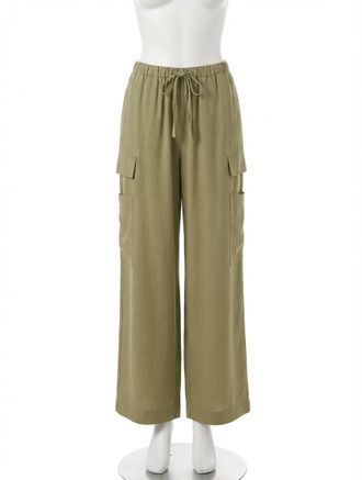 Z Supply Renegade Wide Leg Cargo Pant In Meadow