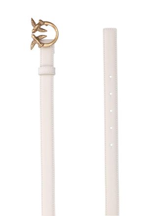 Pinko Womens Belts White Leather