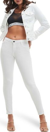 Guess Sexy Curve Skinny Jeans in Optic White Rinse at Nordstrom, Size 25