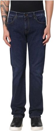 Pantaloni Torino Heren, Jeans, Blauw, Maat: 4XS