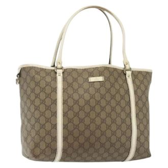 Gucci Pre-owned Tote Bags, female, Beige, Size: ONE SIZE Pre-owned Vintage Tote Bag