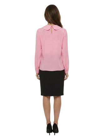Dolce & Gabbana Womens Pink Elastane Blouse
