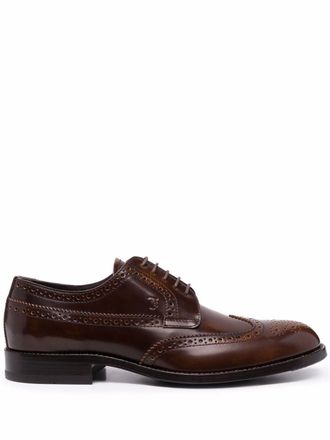 Tod's lace-up leather brogues - Brown