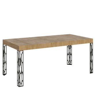 Itamoby Tavolo livorno Allungabile In Legno Per Sala Da Pranzo -fisso 130 Cm / Cemento