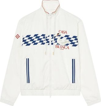 Casablanca Mens Shell Suit Horizon White Jackets - Size X-Small