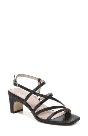 Naturalizer Iryna Sandal in Black Lizard at Nordstrom, Size 8.5
