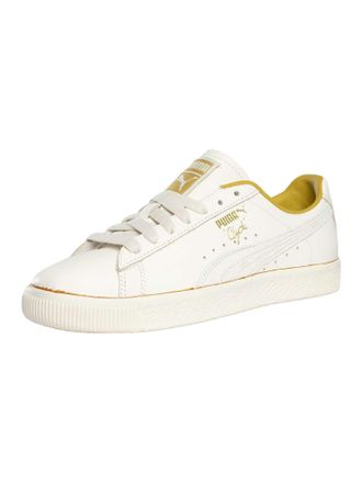 Puma Clyde The Neverworn Leren Sneakers, Wit