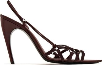 Nensi Dojaka Bruine Sandalen voor Vrouwen - Dames - Sandalen met hakken - Bruin - 37 1/2 EU - Schoenen