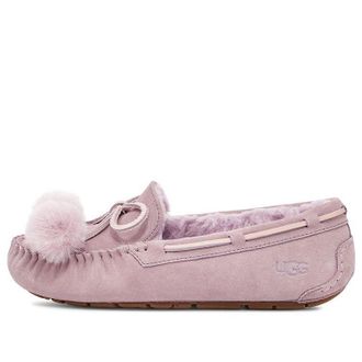 UGG (WMNS) UGG Dakota Bow Pom Pink Purple 1124030-SHAD