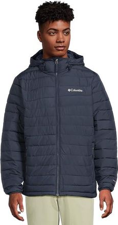 Columbia Powder Litetm II Hooded Jacket Mens Clothing Collegiate Navy : 2XL, Polyester