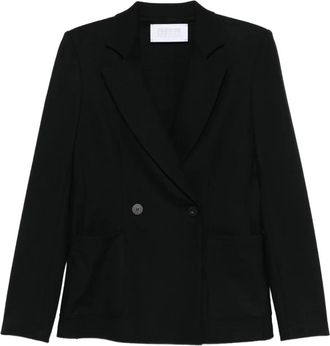 Harris Wharf London Blazer doppiopetto - Nero